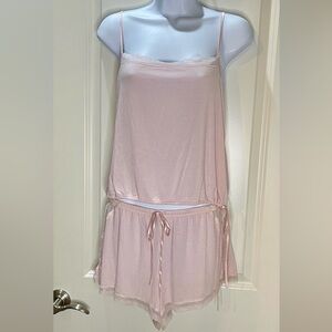 Victoria's Secret Blush Pink Lingerie Set with Lace & Drawstrings Size M/M